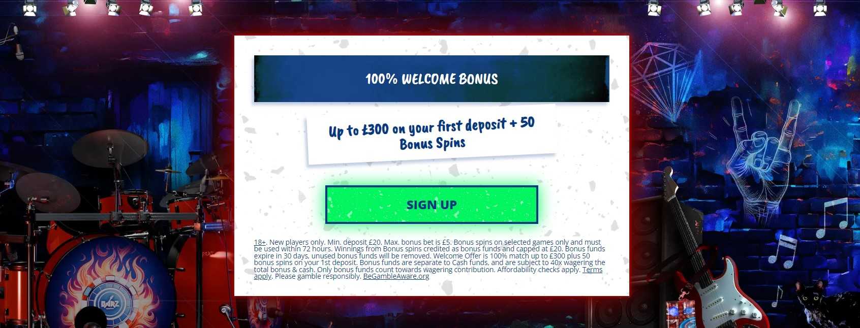 Barz Casino Promotion Image